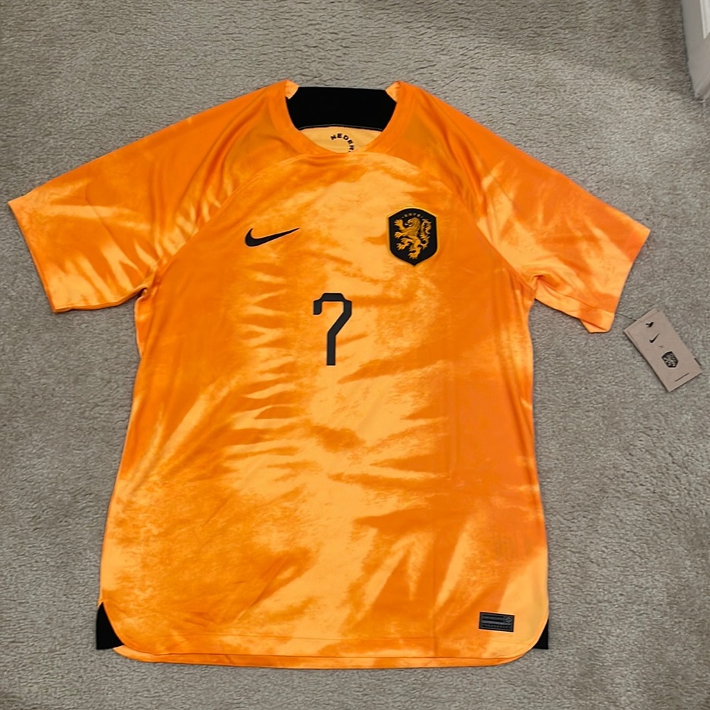 Men's Nike Bergwijn Netherlands Home Jersey 2022 size  L BNWT